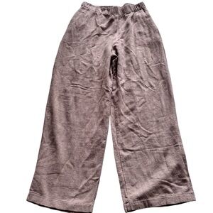 Hayes Linen Blend  Wide-Leg Pull-On Pants | Elastic Waist | Medium Petite